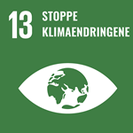 Ikon FNs bærekraftsmål nr. 13 - stoppe klimaendringene | © FN